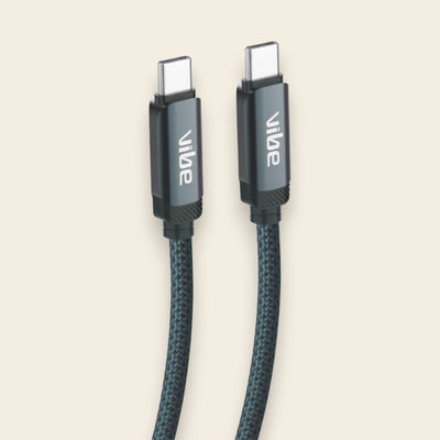 09649 - Braided USB-C to USB-C Cable 1.2M
