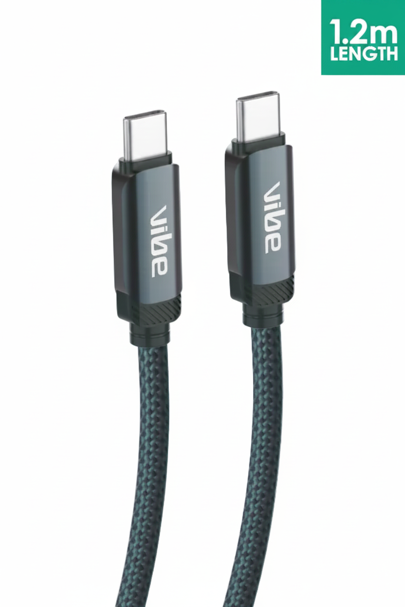 09649 - Braided USB-C to USB-C Cable 1.2M
