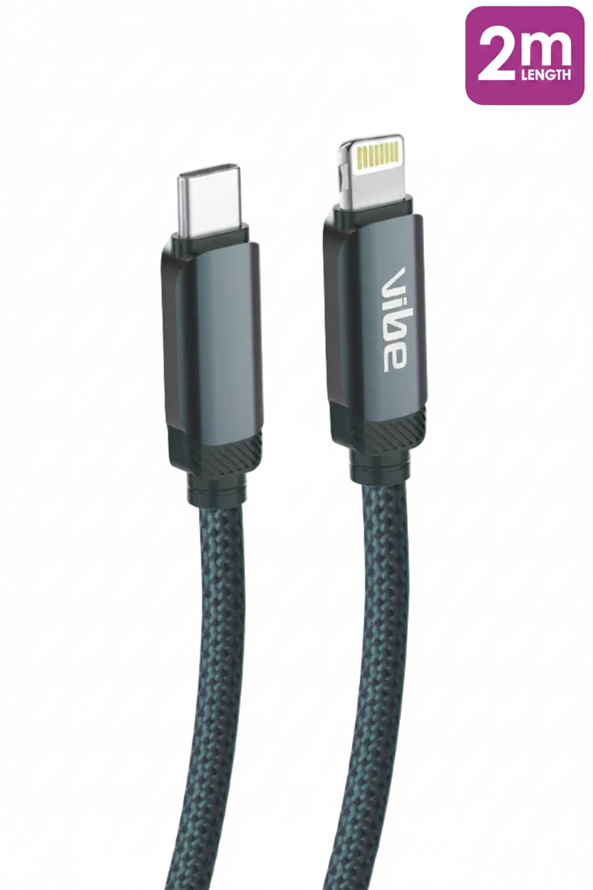 16555 - Braided iPhone to USB-C Cable 2M