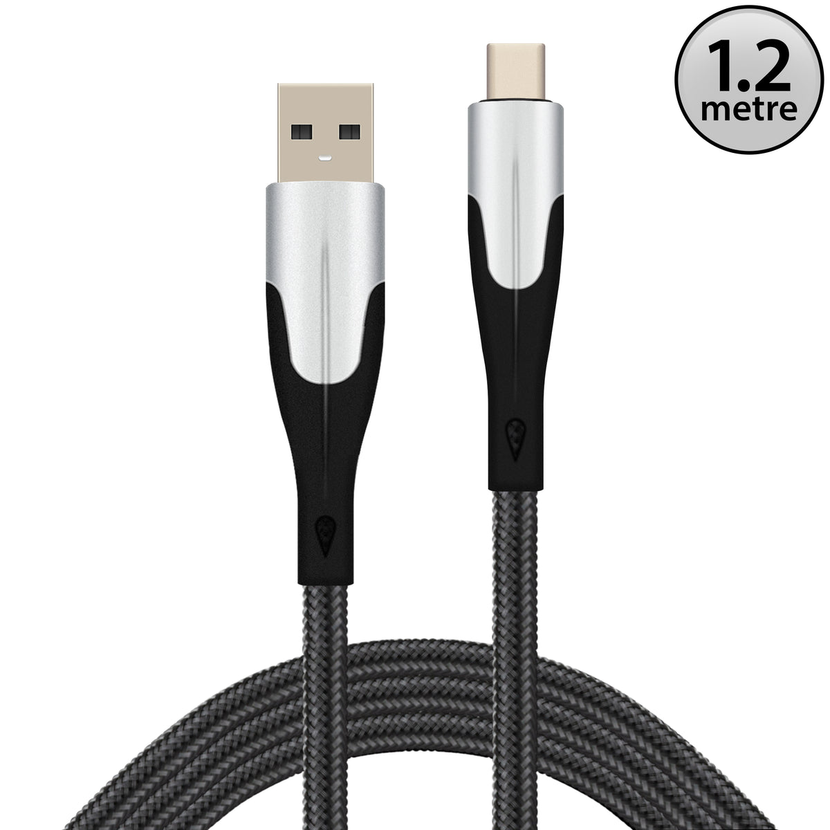Vibe Premium USBC Cable Nylon Braided Data Sync Type C Charger Cable