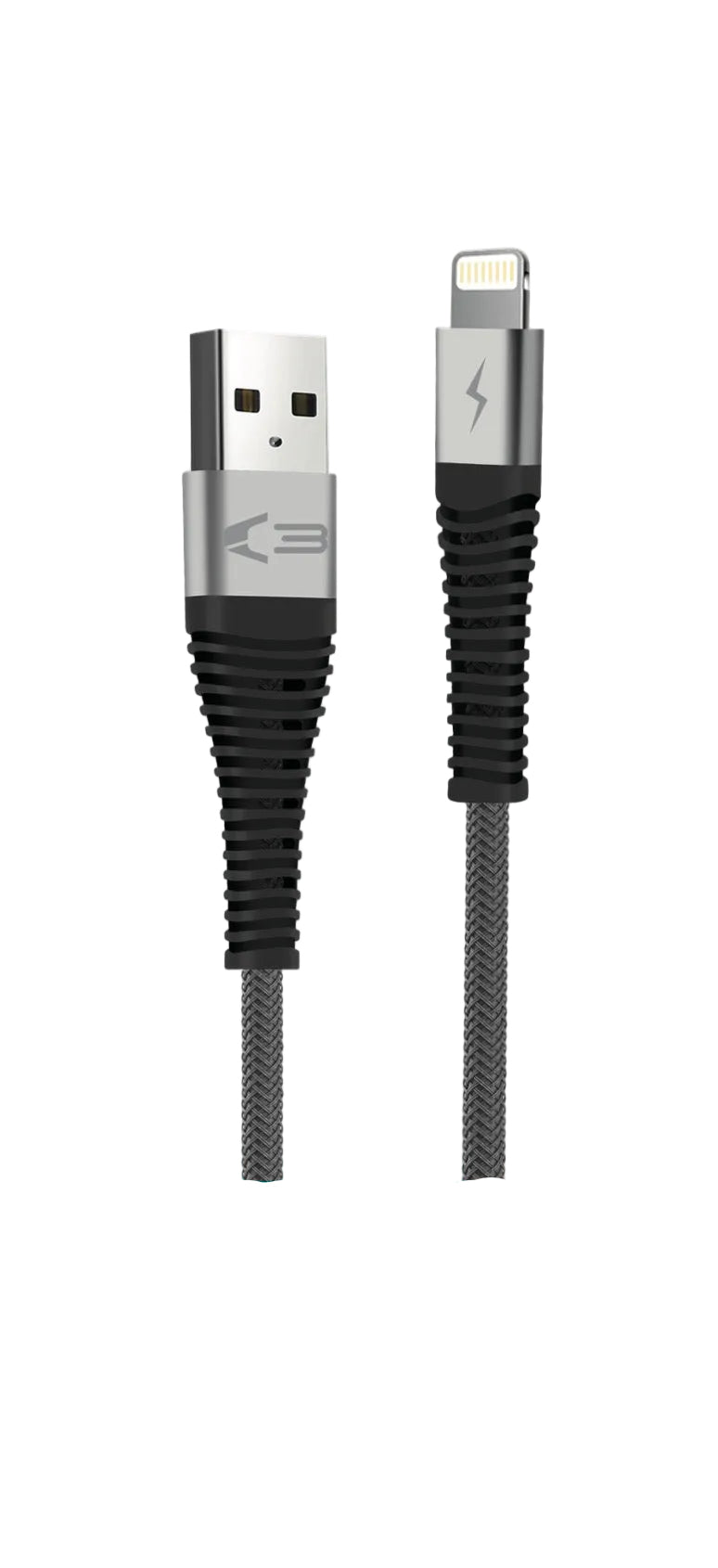 09519 - Braided Lightning Cable 3M - Black