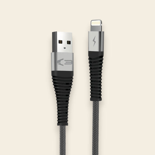 09519 - Braided Lightning Cable 3M - Black