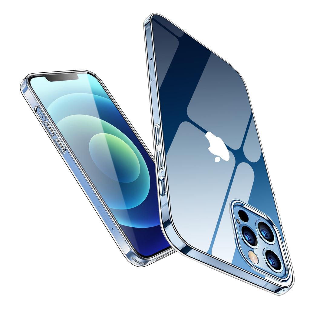 Vibe Premium iPhones Transparent Hard Back TPU Skins Case