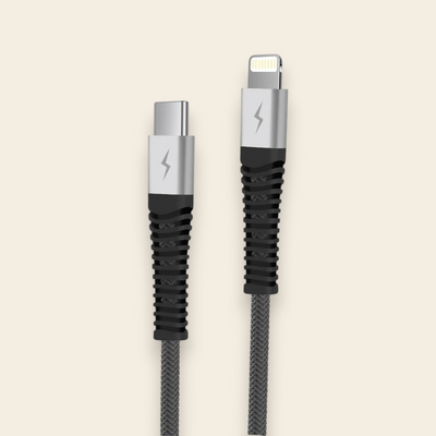 08277 - Braided Lightning to USB-C Cable 2M