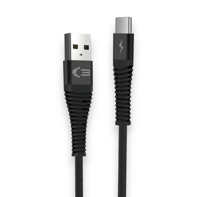 08086 - Braided USB-C Cable 2M - Black