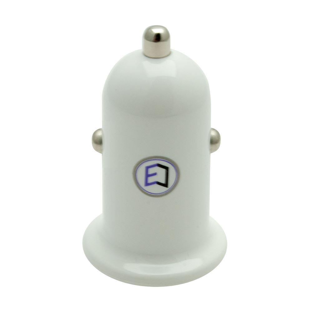 C3 High speed Charge Dual USB Car Charger - White