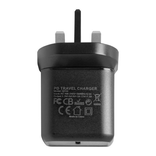Vibe Premium Quality Superfast PD 18w Single Type-C USB Mains Charger