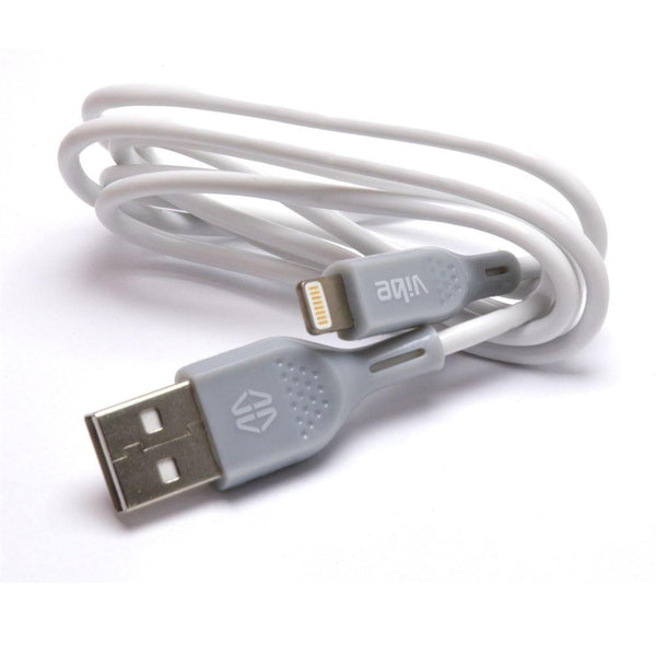 Grey 1 Metre Apple Approved MFi Lightning Cable