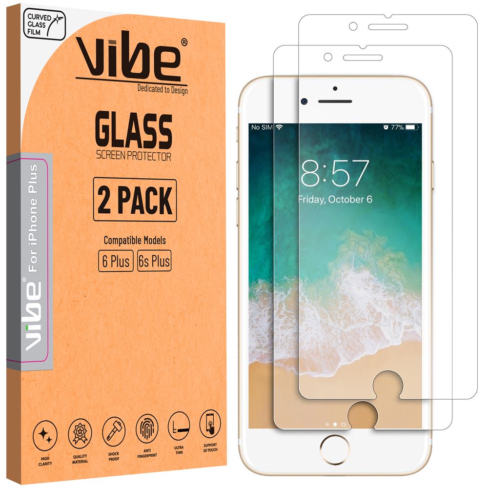 Vibe Apple iPhone 6 Plus 6s Plus Temper Glass Screen Protector Film