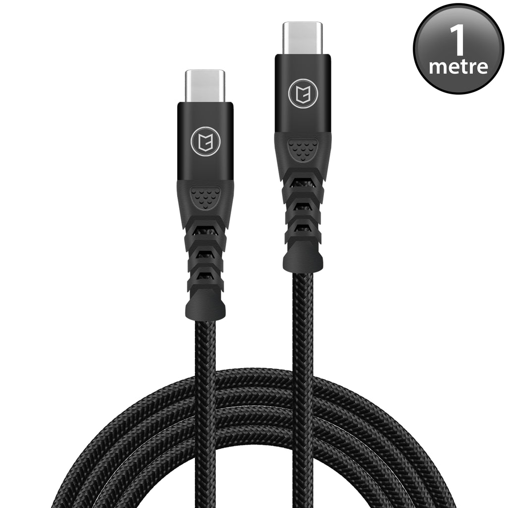 C3 Type-C To Type-C Braided USB Cable - Black 